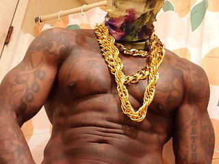 BBC Worship Hallelujah Johnson (I Planned it Out) Tall Dark Chocolate Muscles Tattoos Hairy BBC Hallelujah Johnson Masturbating