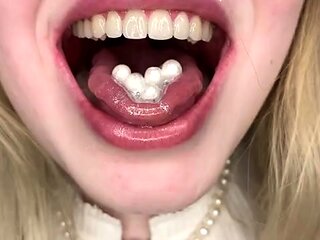 Shye White Pearl Countess Swallowing Fantasy