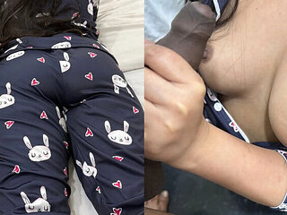 Stepbrother Fucks Stepsister's Big Ass While Stepmom Is Away - Desi Homemade Sex