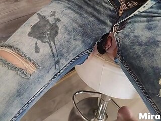 Mira Lime Gets Her Jeans Ripped Off and Fucked Hard by Babe Flows