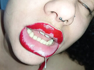 Best Blowjob Ever - Extreme Face Fuck and Deep Throat with 18 Year Old Indian Girl