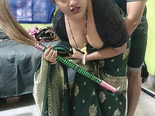 Desi Maid Shraddha Pandey Gets Rough Doggy Style Fuck and Deep Throat Action