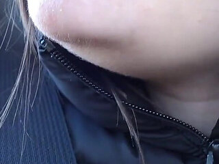 My Indian Stepsister Sucks Banana in Car and Does Mouth Fetish After Sucking Banana and Eating It