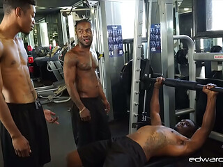 EdwardJames: Phoenix And Keno Share Teasing Energy With New Gym Buddy Sleepy Reed