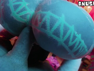 Anal fucked maid in the kitchen