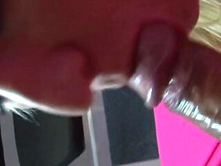 Sweet blonde babe fucked in POV from BBC dude on the bed