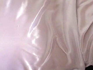 Tobrut Girl Colmek Wearing a Sexy Satin Dress