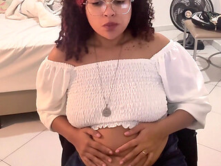 Eating Farting and Burping in the Hotel Room Bloated Belly