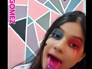 Actriz porno Yulieth G&oacute_mez se masturba con un fans
