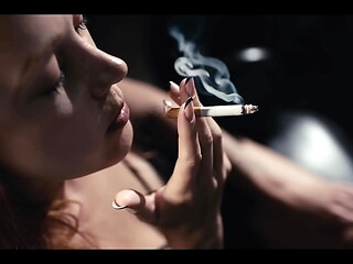 Sexy Babe POV Smoking Blowjob - Cherry Candle Riding Cock And Fucked While Smoking Cigarrete