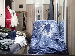 Santa Claus Masturbates with Huge Boobs