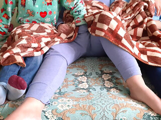 My Girlfriend's Stepsister Jerked Me off While the Three of Us Were Watching a TV Series