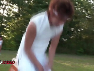 Intensely Passionate Asian Group Fuck Outdoors Starring Sara Saijo