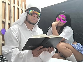 I invited a preacher into my apartment! He read me the Bible and then absolved me of my sins with intense sex while live-streaming the sermon.