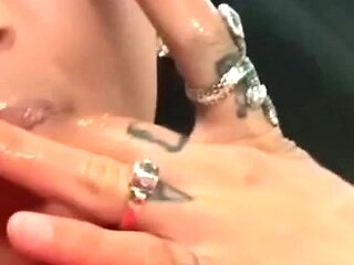 Close up pussy solo dildoing