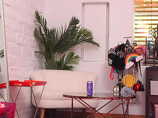 Kaitlyn Katsaros's Ass and Tits Tease Hard in Clothing Swap!