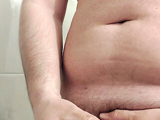 Good quick handjob strong cumshot