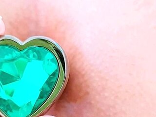 Horny amateur couple close up anal on webcam