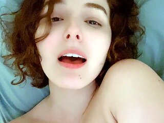 Awesome Teen With Big Boobs Dildo Masturbation