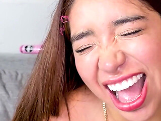 Latina Gets Fucked in Casting by a Stranger's Huge Cock
