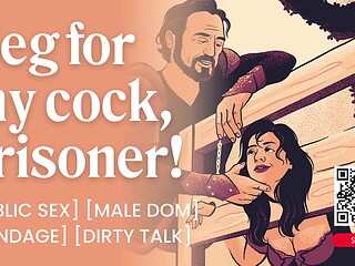 ASMR Audio Porn: Male Dom Guard Fucks His Female Sub in Public Stocks &ndash_ BDSM &amp_ Bondage &ndash_ Erotic Audio Story