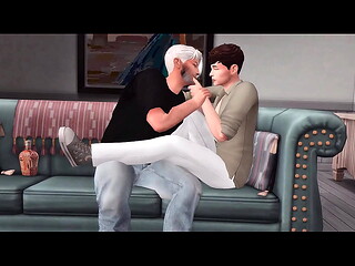Stepfather Fucks Stepson Hard While Stepmom Is Away (SIMS   SFM   GAY PORN)