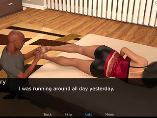 Project hot wife - sucking merry's toes