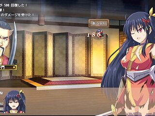 Kunoichi Karin gets down in a wild hentai game session