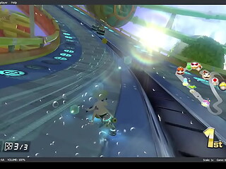 Princess peach nude mod gameplay for mario kart 8 deluxe mushroom cup