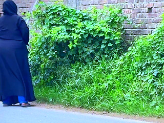 Arab Hot Stepmom Gets Horny After Coming From Road in Hotel Bed & I See Her Big Ass & Start Handjob