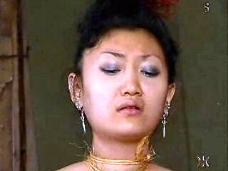 Pink labia close up of naive brunette playing with her name