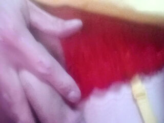 Panties and stockings and stockings and panties and bra, and yes panty boy play again