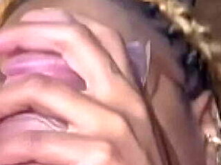 Scarlet enjoys Big Rasta2's huge cock - Brunette with big booty and glasses