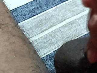 Big Cock Horny Daddy Jarking at home