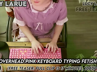 &quot_Overhead Pink Keyboard Typing Fetish ASMR&quot_