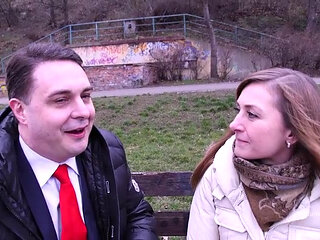 Blowjob in a park for the king of trash porn Andrea Dipre