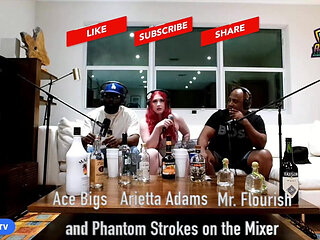 Adult Star Podcast with Arietta Adams Hosted by Mrflourish and Ace Bigs