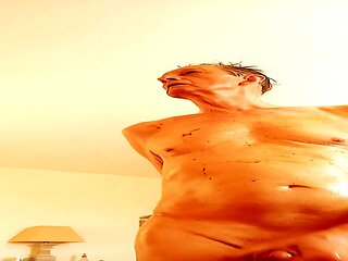 me nude licking my own sweat