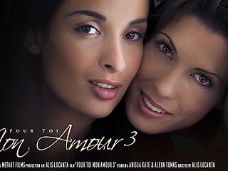 Sex Art featuring Anissa Kate and Alexa Tomas's sucking nipples sex