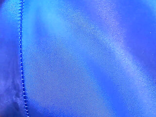 POV Monika Juicy Blue Zentai Workout Fitness