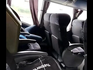 I was caught showing off on the bus and they recorded me.