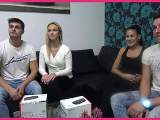 Wife Swap: Blonde Amateur Gets Wrecked by Rebel in Hardcore POV Fuck