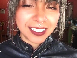 Inhale Slowly, Smoking Instructions in Leather.