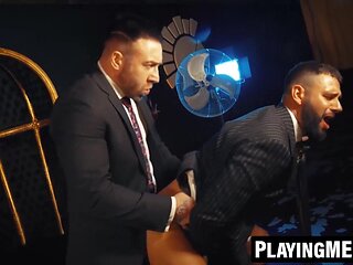 PlayingMen.com - Excelsior worships shoes before getting banged by Manuel Scalco