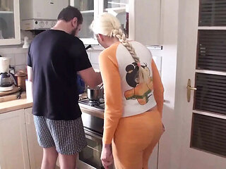 Slave Joschi Gets Hard Punishment From Strict Mistress in Kitchen Femdom