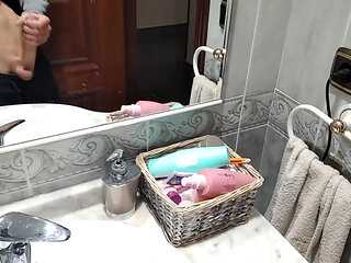 Big Straw Lubricated with Oil From a Delicious Cock