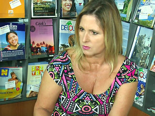 Inked Blonde German MILF Housewife Enjoys Lesbian Fun with