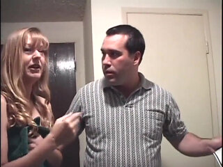 Blonde petite double penetrated ass fucking threesome