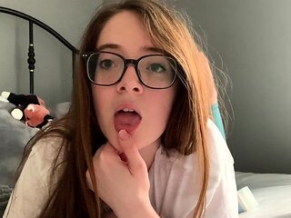 Curly Blonde Teen Records Solo Dildo Masturbation More at