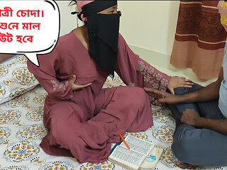 Punishment sex Teacher fuck muslim  hot hijab student in her room